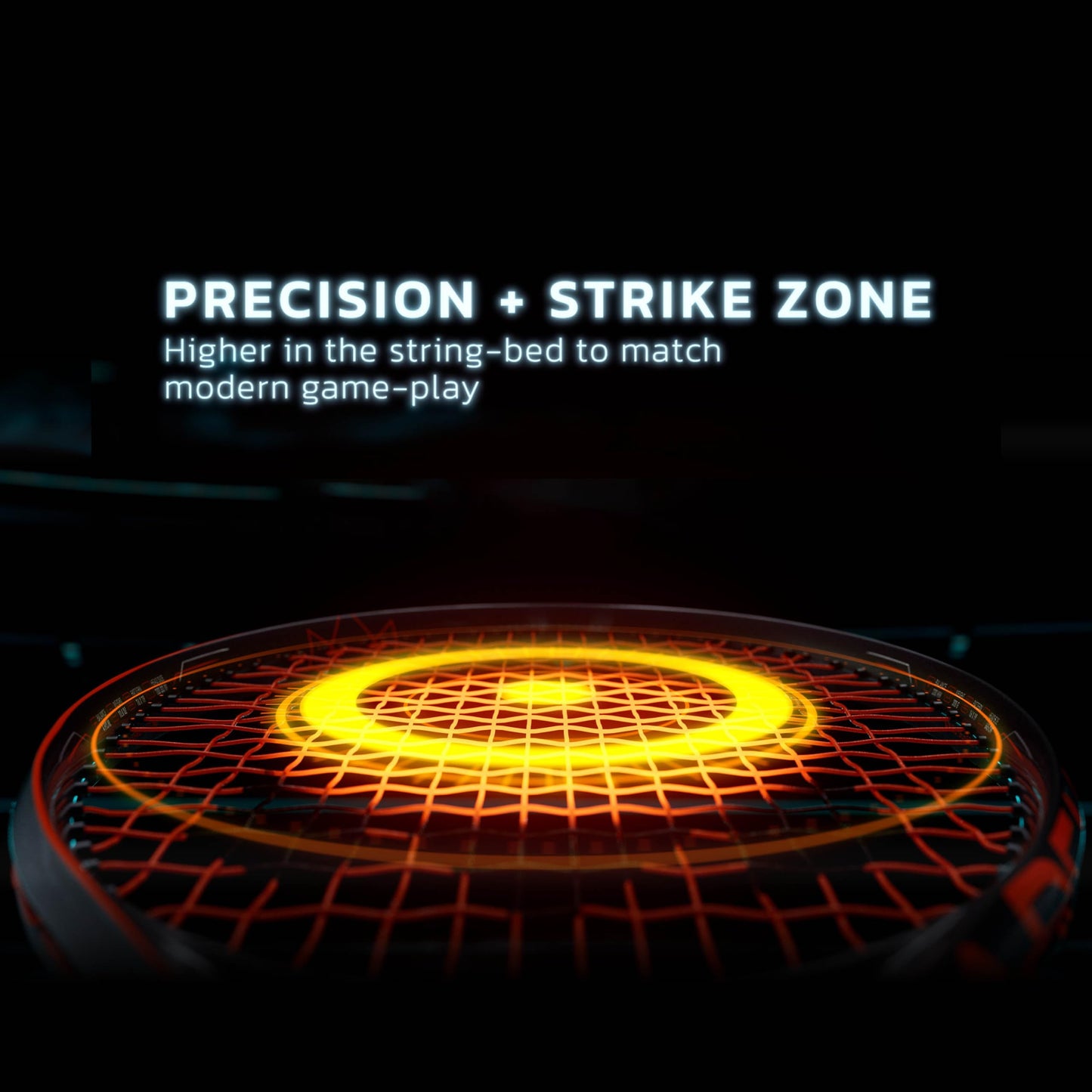Diadem Axis 100 Tennis Racket | 16x19 String Pattern, FS3 Stabilization, Kraibon Vibration Dampening, Precision Strike Zone for Unrivaled Spin & Control (Black/Orange, Grip: 4 1/4" (L2))