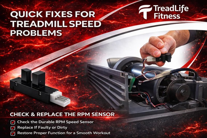 Treadmill RPM Speed Sensor | Replacement for Precor 9.3(x) - 9.33 Residential Treadmills