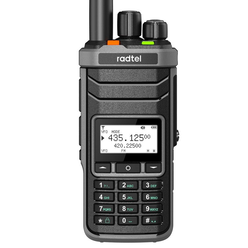 Radtel RT-860 Multi Band Ham Radio HF UHF VHF Dual Band with AM USB LSB CW CB LW MW SW SSB Reception, 1024 Channels, 2000mAh Battery, Type-C Charging (Without SW/MW Antennas)