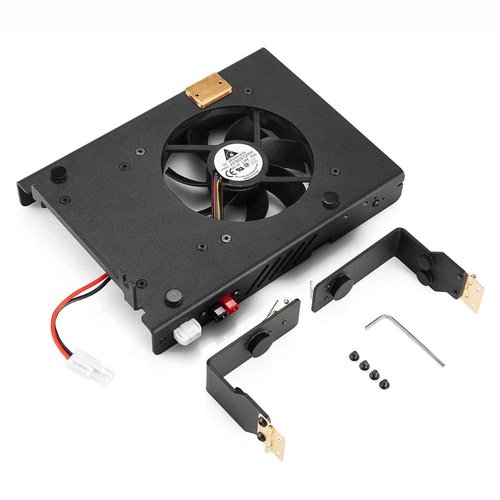 Radioddity G90-H1 Bracket Holder Quiet Cooling Fan 2-in-1 for Xiegu G90
