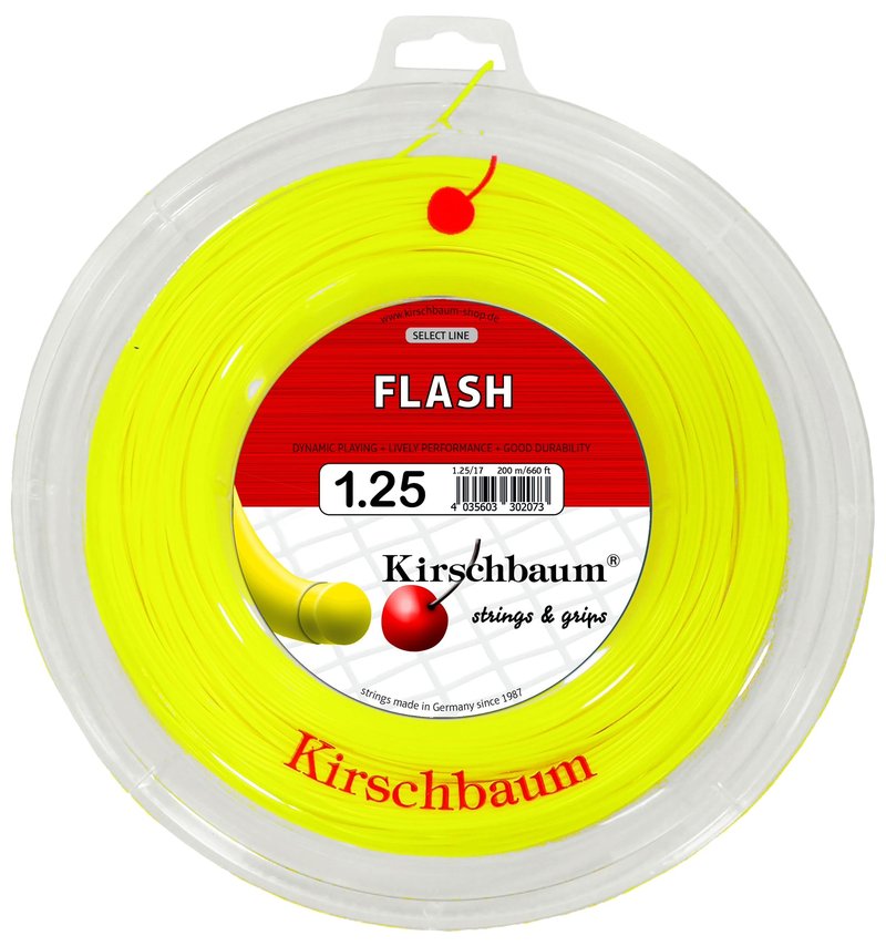Kirschbaum Reel Flash Yellow 1.25 mm (17G) 660ft