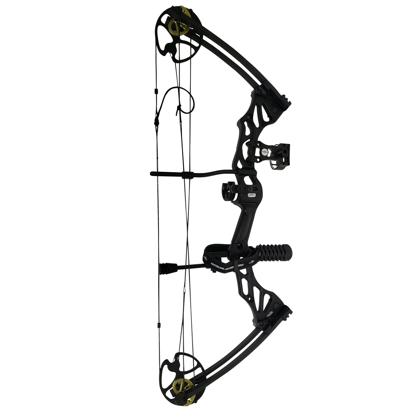 Southland Archery Supply Outrage 70 Lbs Hunting Compound Bow Package (Black, Starter Package, Right Hand - Draw with Right Hand)