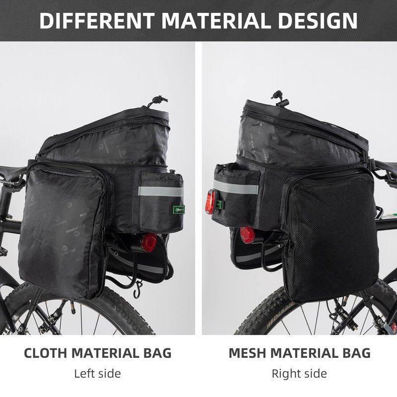 ROCKBROS 12L-24L Bike Trunk Bag, eBike Rear Bag for Rack