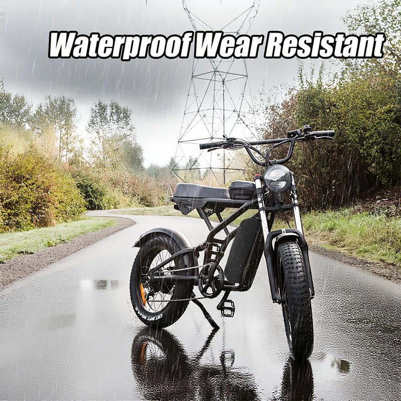 Joyzan Ebike Battery Cover, Waterproof Electric Bicycle Battery Protector Bag Liion Protective Dustproof Anti Mud Frame Case Lithium Protection Accessories Weather Resistant Scratches Rain Snow