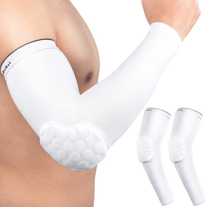 Elbow Pads for Basketball | Compression Sleeves for Teens & Adults - Arm Support