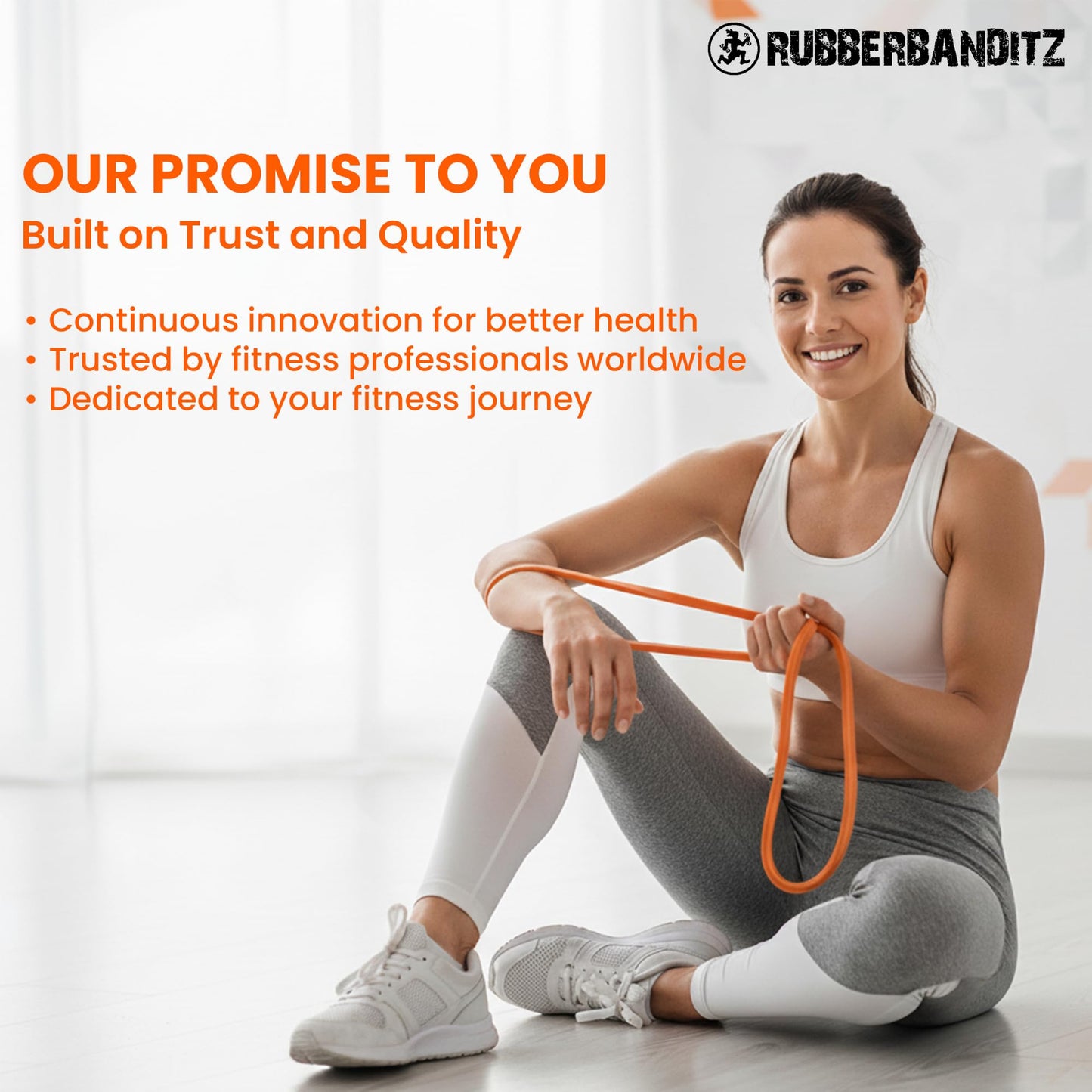 Rubberbanditz Pull Up Assist Resistance Bands, Heavy Duty Loop Exercise Bands for Assisted Pull Ups, Powerlifting, Mobility, Stretching, Gym Workout Equipment, Pack of 1 (Purple)