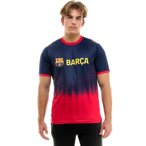 FC Barcelona Offically Licensed Jersey - Adult Soccer Game Day Jersey Inspired Shirt | Frequency, Navy, Small