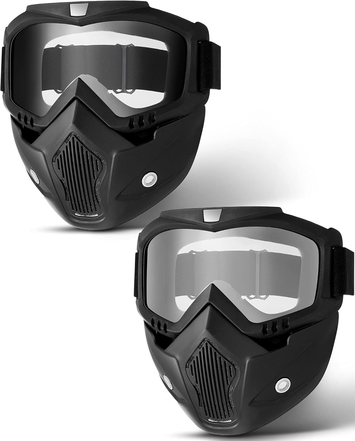 Motorcycle Goggles - Anti-Fog Tactical Riding Glasses for Paintball & Airsoft | ATV Compatible