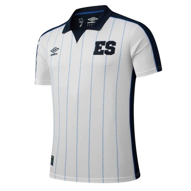 Umbro Men's Soccer Jersey, Off White/Blue-4th Short Sleeve