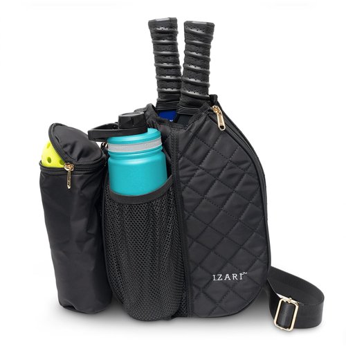 IZARI Pickleball Bags for Women with Fence Hook | Stylish Pickleball Bag for Men, Featuring Easy Access, Ample Storage and Durable Design | Pickleball Bags Unisex