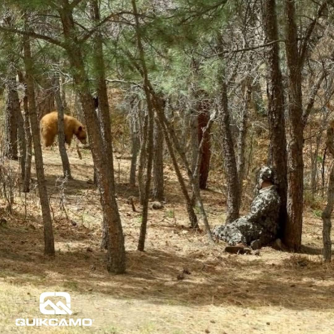 QuikCamo 3D Leafy Camo Ghillie Suit - Breathable Mesh for Turkey Hunting | Snaps & Zippered Pockets