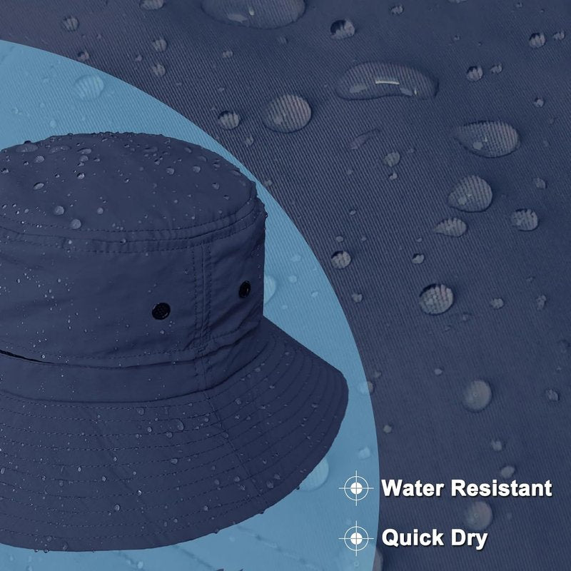 Packable Women's Bucket Hat - Quick Dry Mesh for UV Protection | Ideal for Fishing, Hiking, Beach & Safari