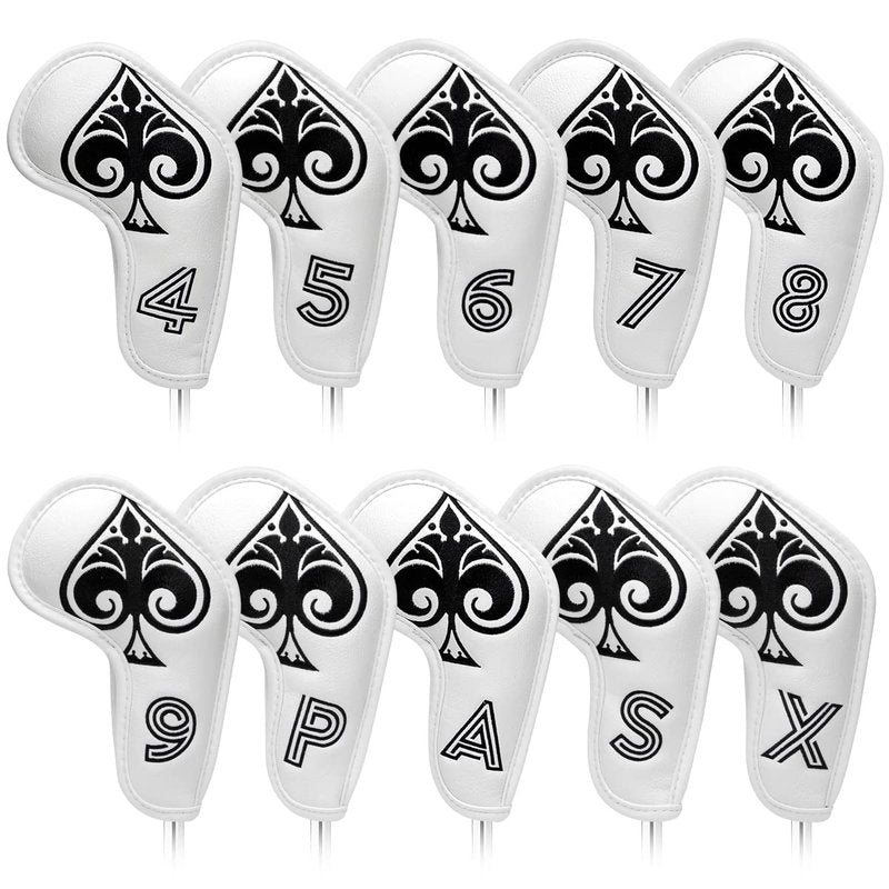 Golf Iron Cover Golf Club, Iron Club Head Covers Headcovers fits for Ping, Taylormade Mizuno, Golf Iron Accessories for Men/Women