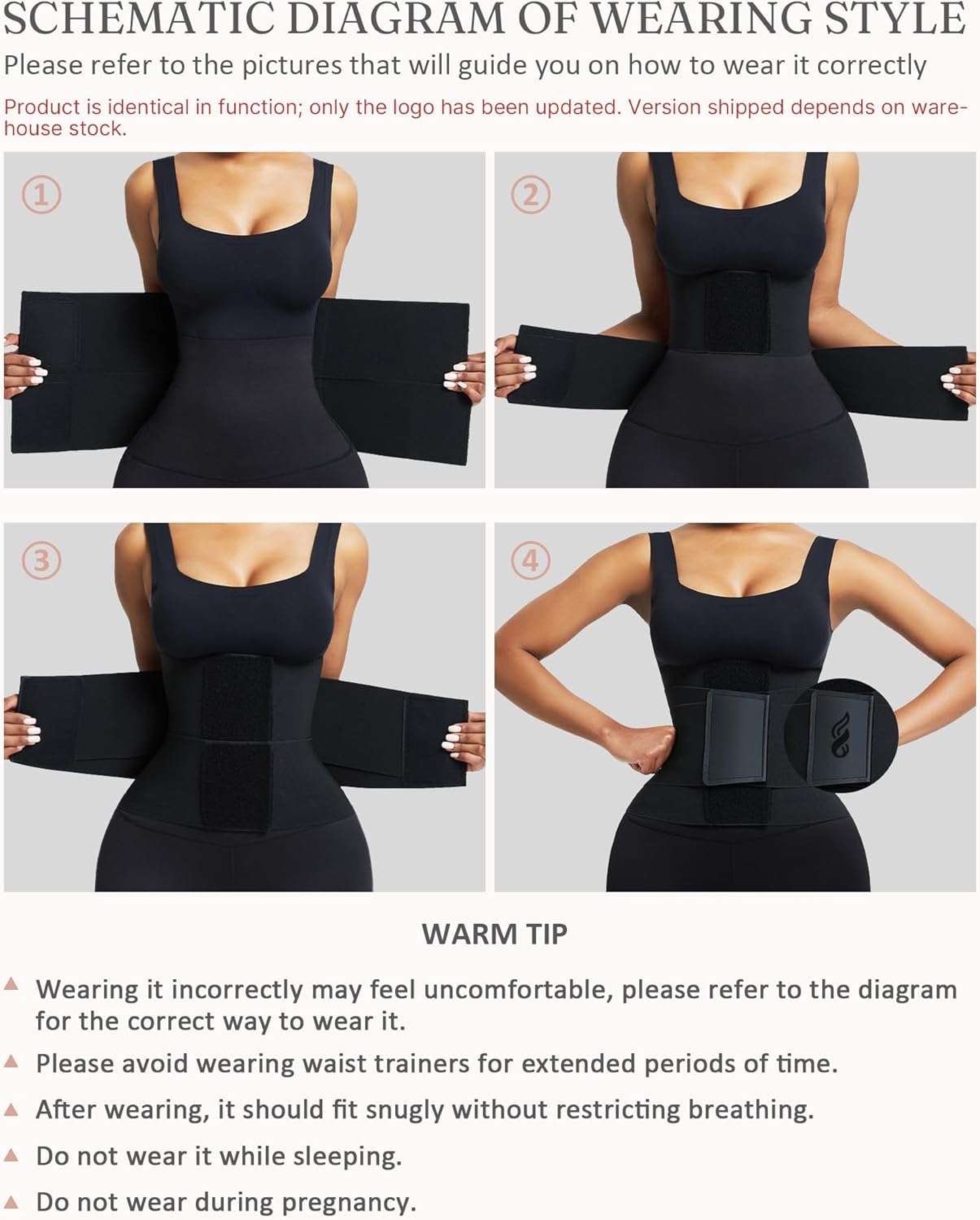 Waist Trainer for Workout | Tummy Control Body Shaper - Adjustable Trimmer Belt for Men & Women