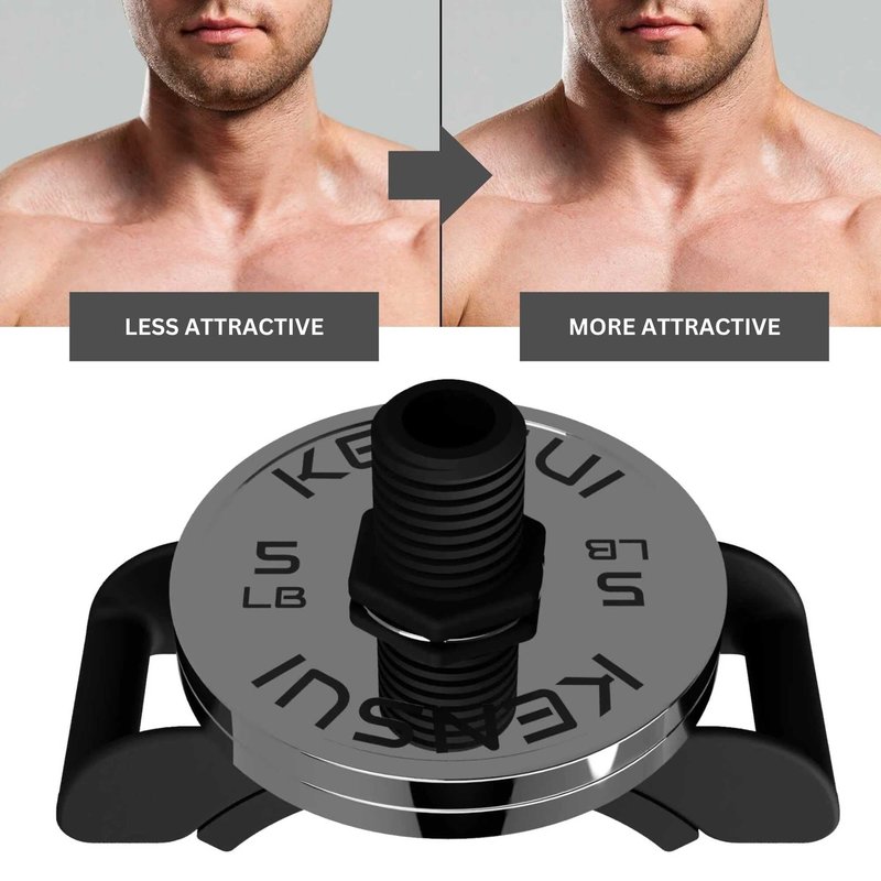 Kensui EZ-Neck PRO – Adjustable Plate Loaded Neck Trainer – 100lb Weight Capacity – Nylon Fiberglass Construction – Compatible with 2" Olympic Plates – for Posture Correction, MMA & Injury Prevention
