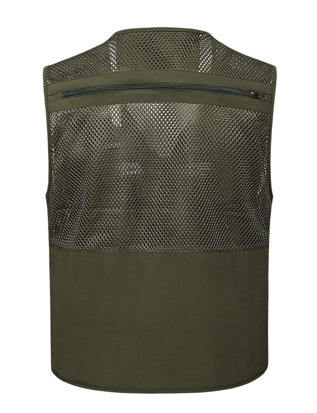 Lentta Men's Fishing Vest Summer Outdoor Lightweight Work Photo Vest 16 Pockets