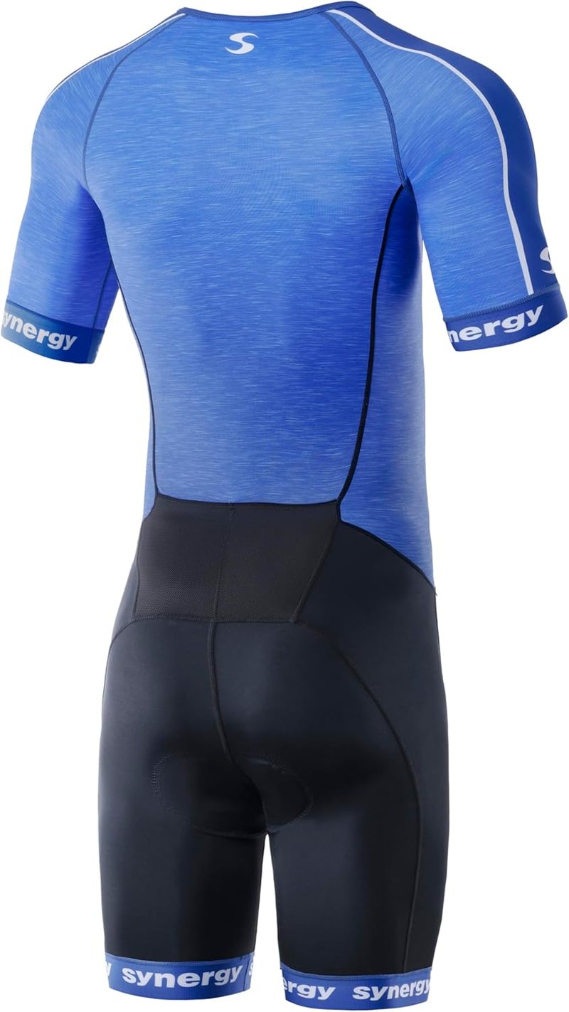Men's Pro Short Sleeve Triathlon Tri Suit - High-Performance, Comfortable Fit | Ideal for Racing