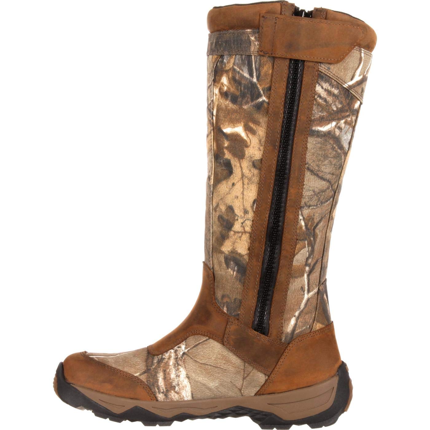 ROCKY Retraction Waterproof Side-Zip Snake Boot, Realtree Xtra, Size 11.5(M)