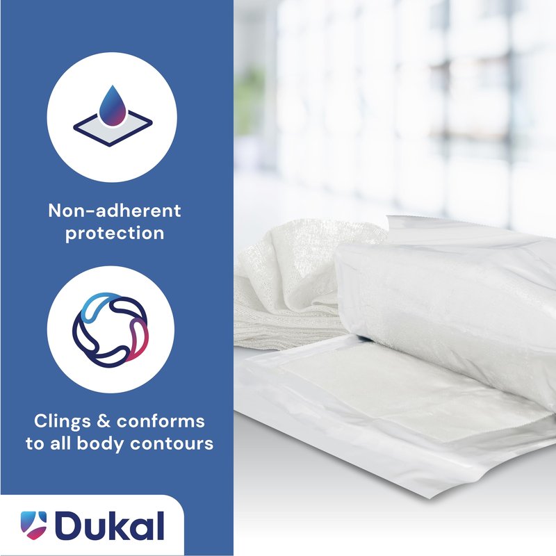 Dukal 206 Petrolatum Gauze, Sterile, 3" Width x 9" Length, Pack of 50
