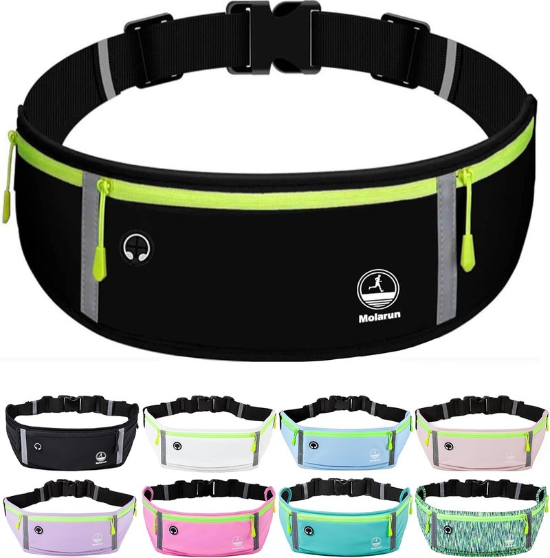 Slim Running Belt Fanny Pack - Lightweight Jogging Waist Pack for Phone & Essentials | Unisex Design