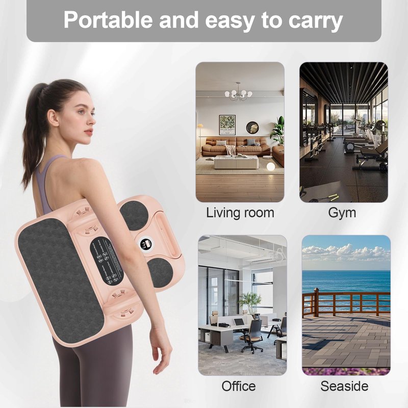 Multifuncional Pilates Board & Push Up System with Timer, Ab Wheel & Core Sliders, Portable Home Gym Kit with Resistance Ropes & Plank Support, Full Body Workout for Women & Men (Simulates Reformer)