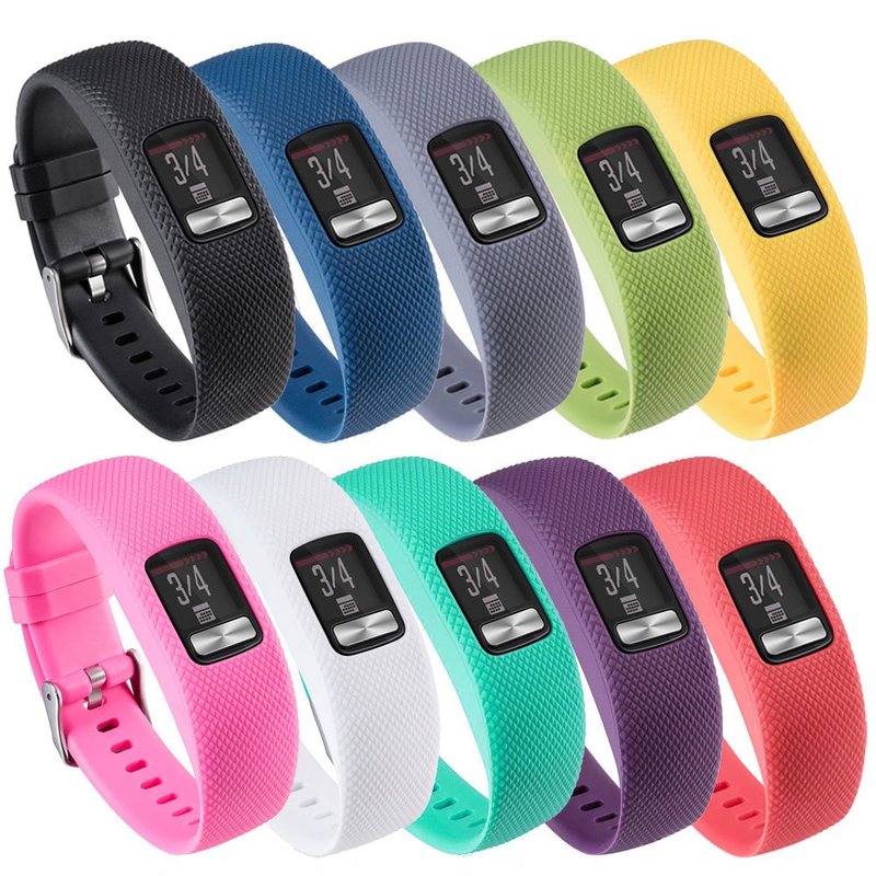 Band for Garmin Vivofit 4, Soft Silicone Replacement Watch Band Strap for Garmin Vivofit 4 Activity Tracker