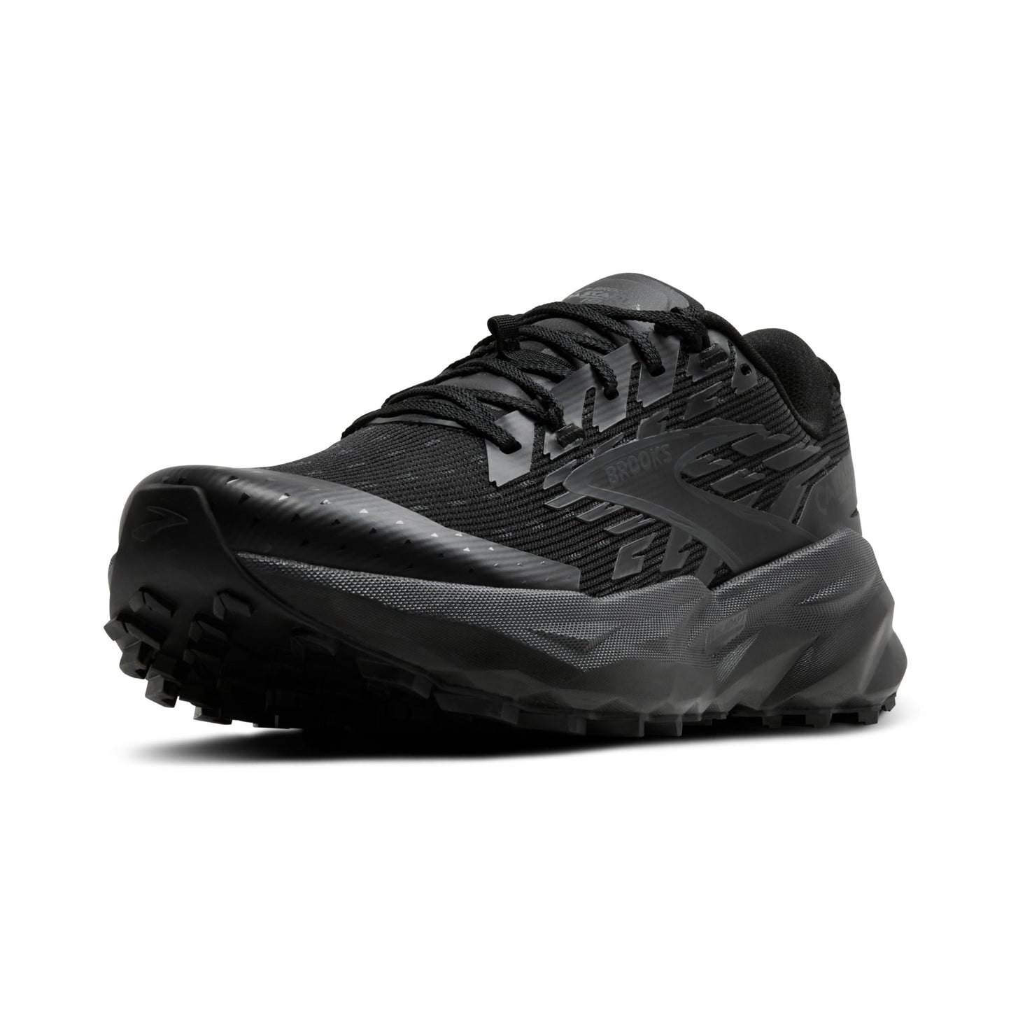 Brooks Women’s Cascadia 19 Mountain Trail Running Shoe - Black/Black/Ebony - 8 Medium