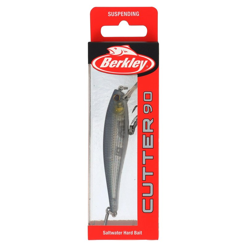 Berkley Cutter Saltwater Fishing Lure, Mullet, 90 Shallow (3/8 oz), 3.5in | 9 cm, Erratic Rolling Action, Ideal for a Variety of Retrieves and Species, Equipped with Fusion19 Hook
