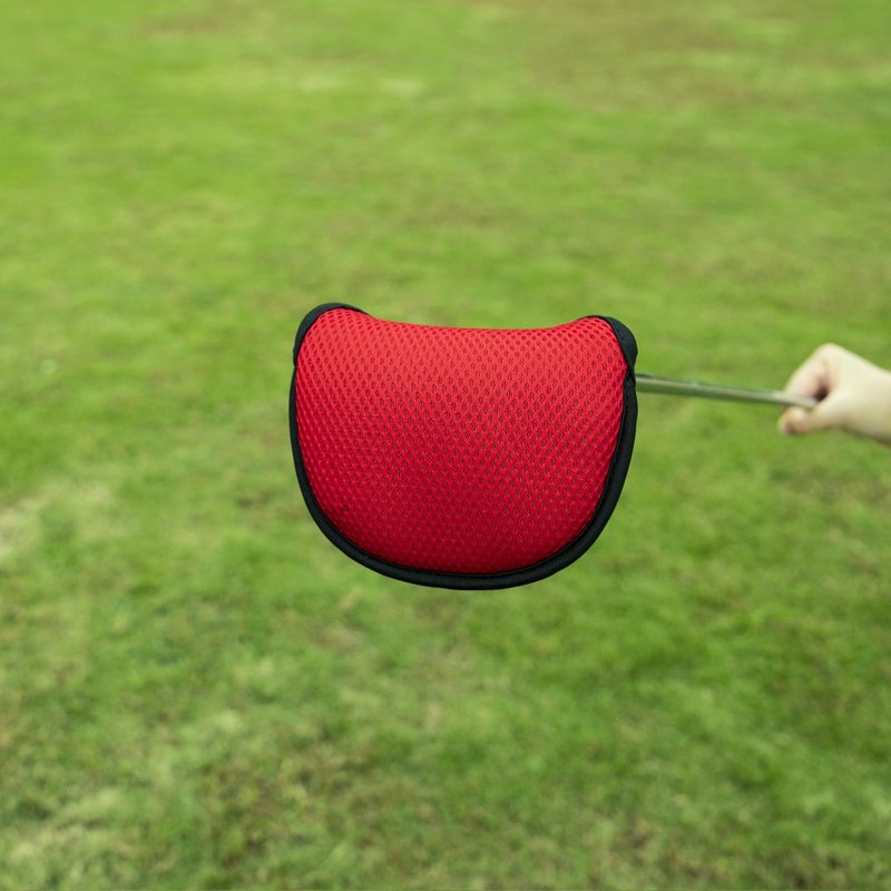 Golf Putter Cover,Mallet Putter Headcover Mesh Golf Putter Head Cover Golf Head Covers with Magic Tape for Heel Shaft RH LH fits Odyssey Works Stroke Lab,Scotty Cameron