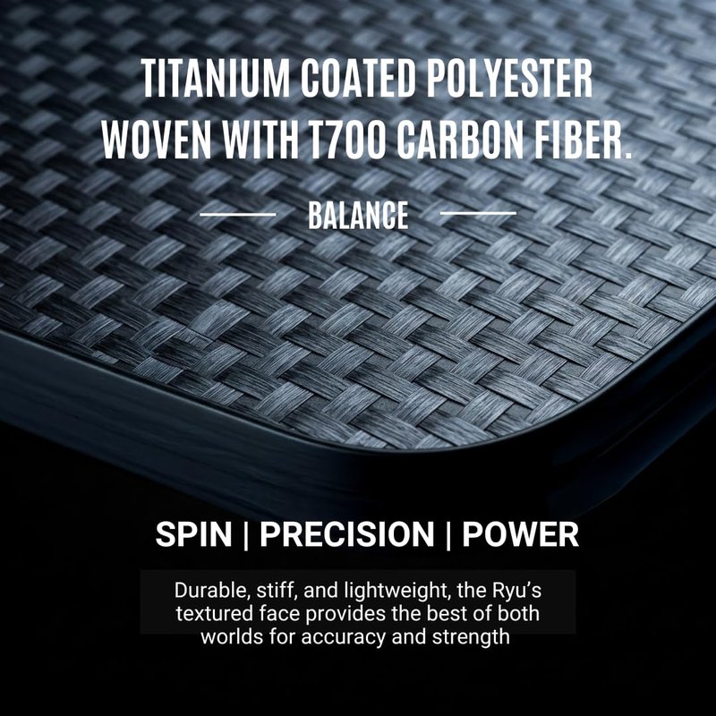 Aiso Ryu 15MM | Gen 3 Thermoformed Paddle with Foam Injection | Titanium x T700 Carbon Fiber Weave | 5.3'' Elongated Handle