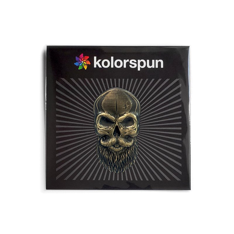 Kolorspun Golf Ball Marker with Magnetic Hat Clip (Beard Skull)