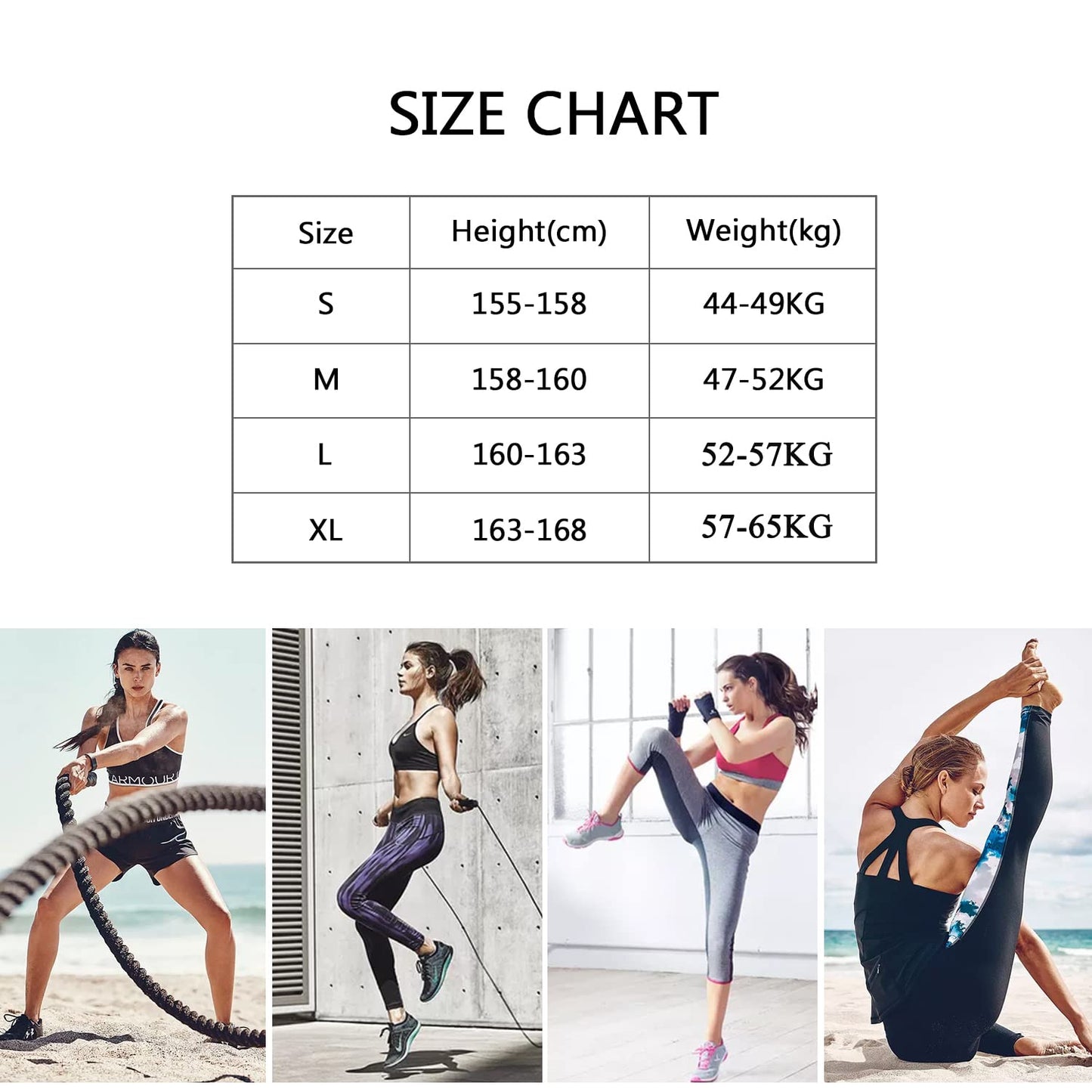 XPINYT 5pcs Workout Outfits for Women Athletic Sets Sport Suits Yoga Gym Fitness Exercise Clothes Jogging Tracksuits (Grey, Small)