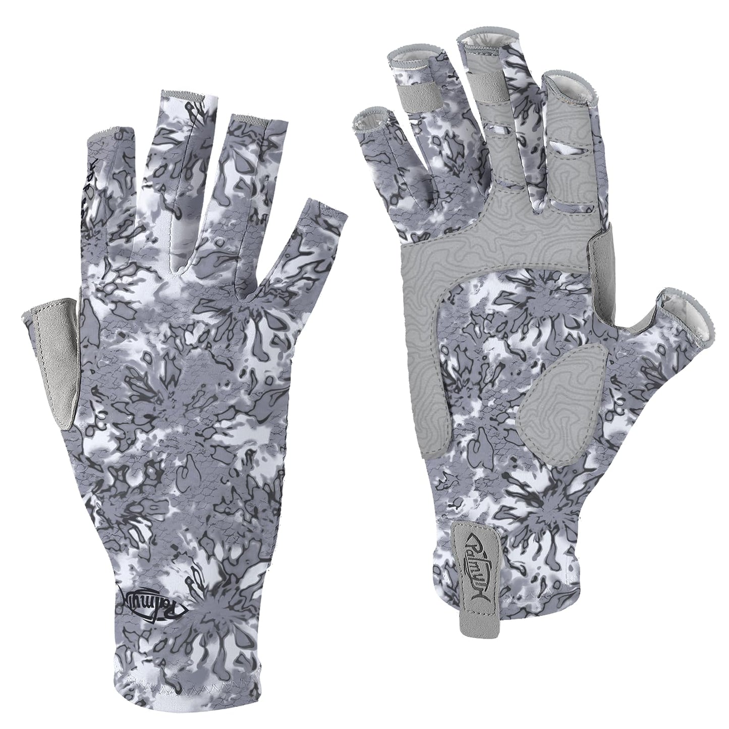 Palmyth UV Protection Fishing Fingerless Gloves UPF50+ Sun Gloves Men Women