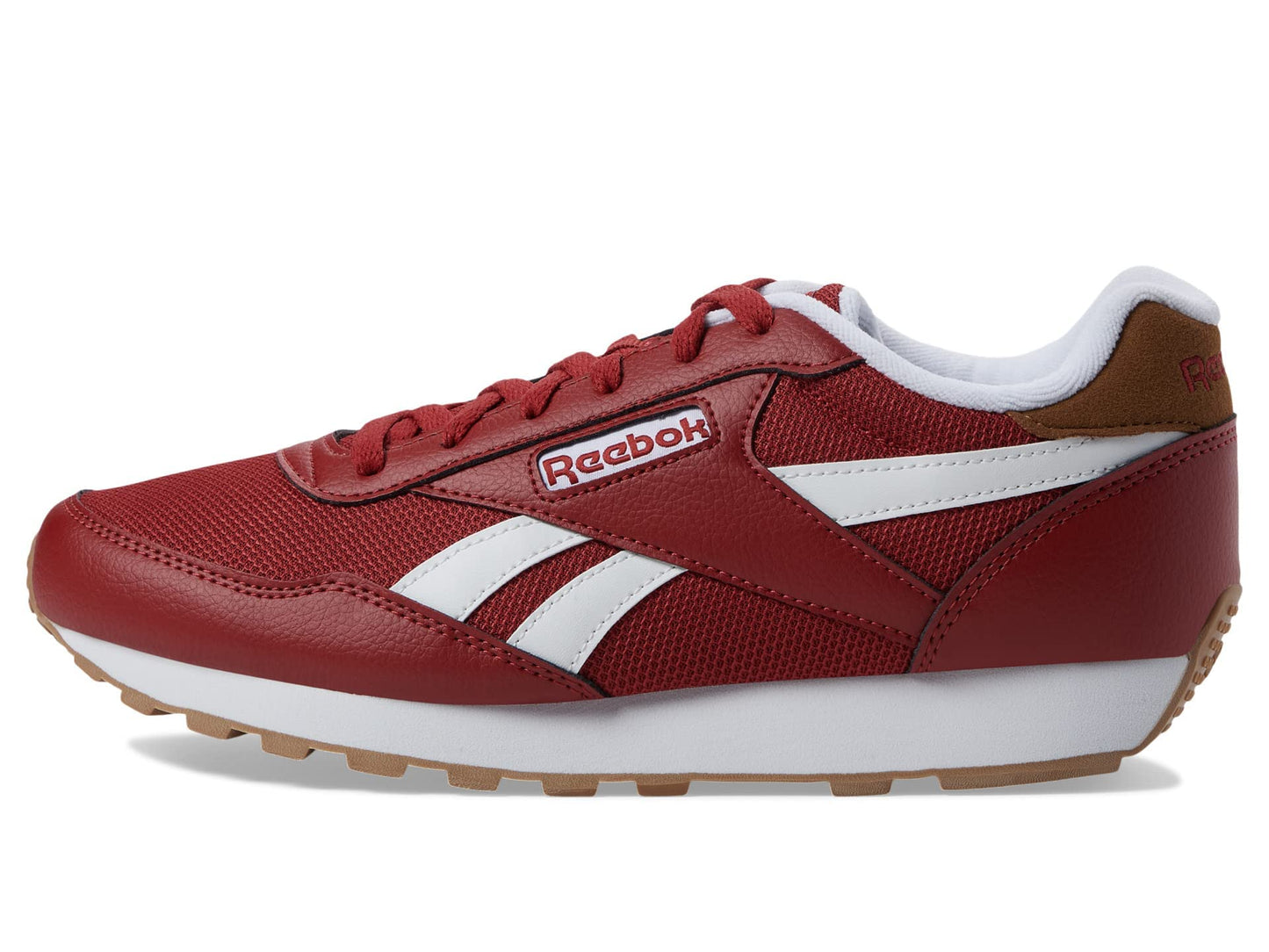 Reebok Unisex Rewind Run Sneaker, Flash Red/Wild Brown/White, 11 US Men