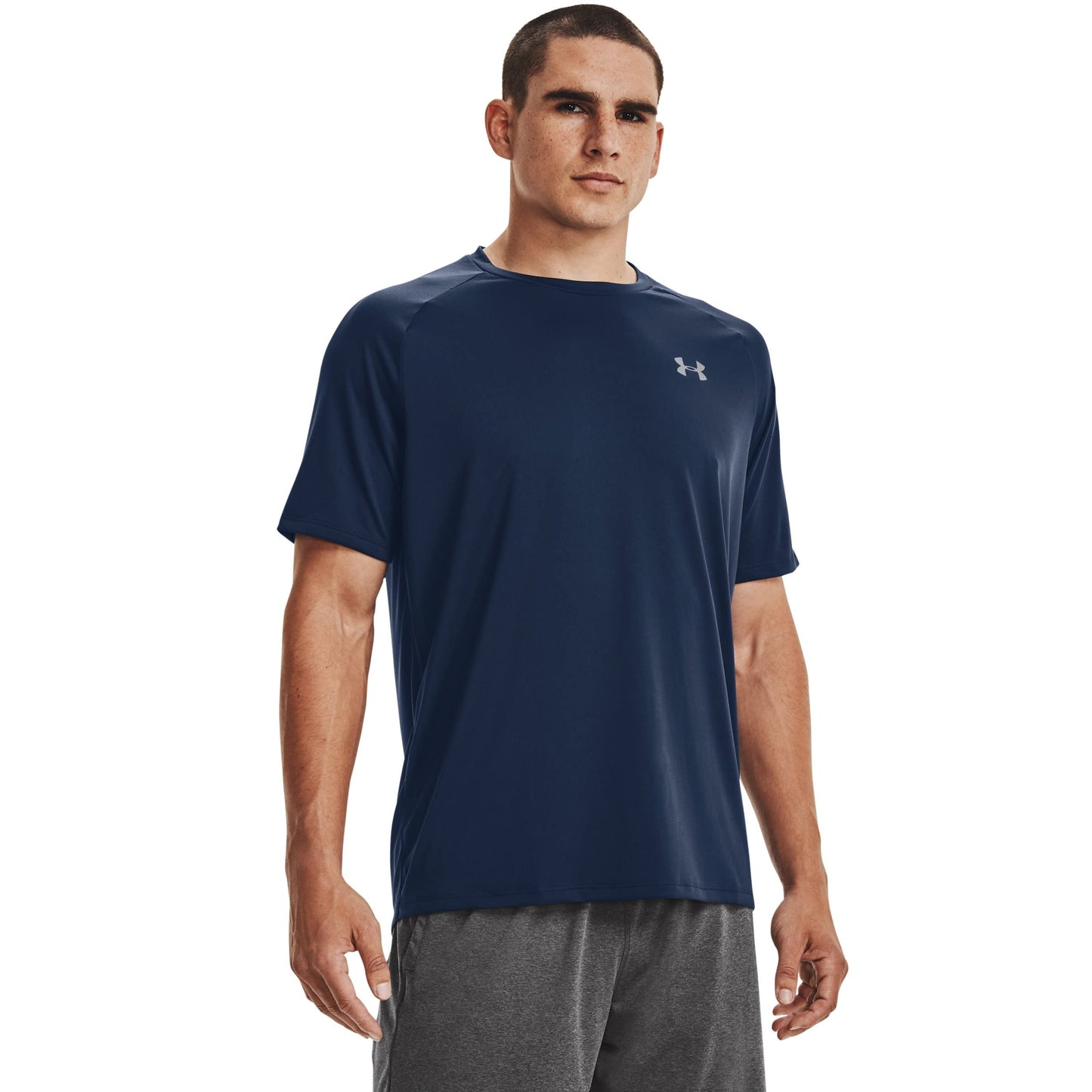 Under Armour Men's Tech 2.0 Short-Sleeve T-Shirt , Academy Blue (408)/Graphite, Medium