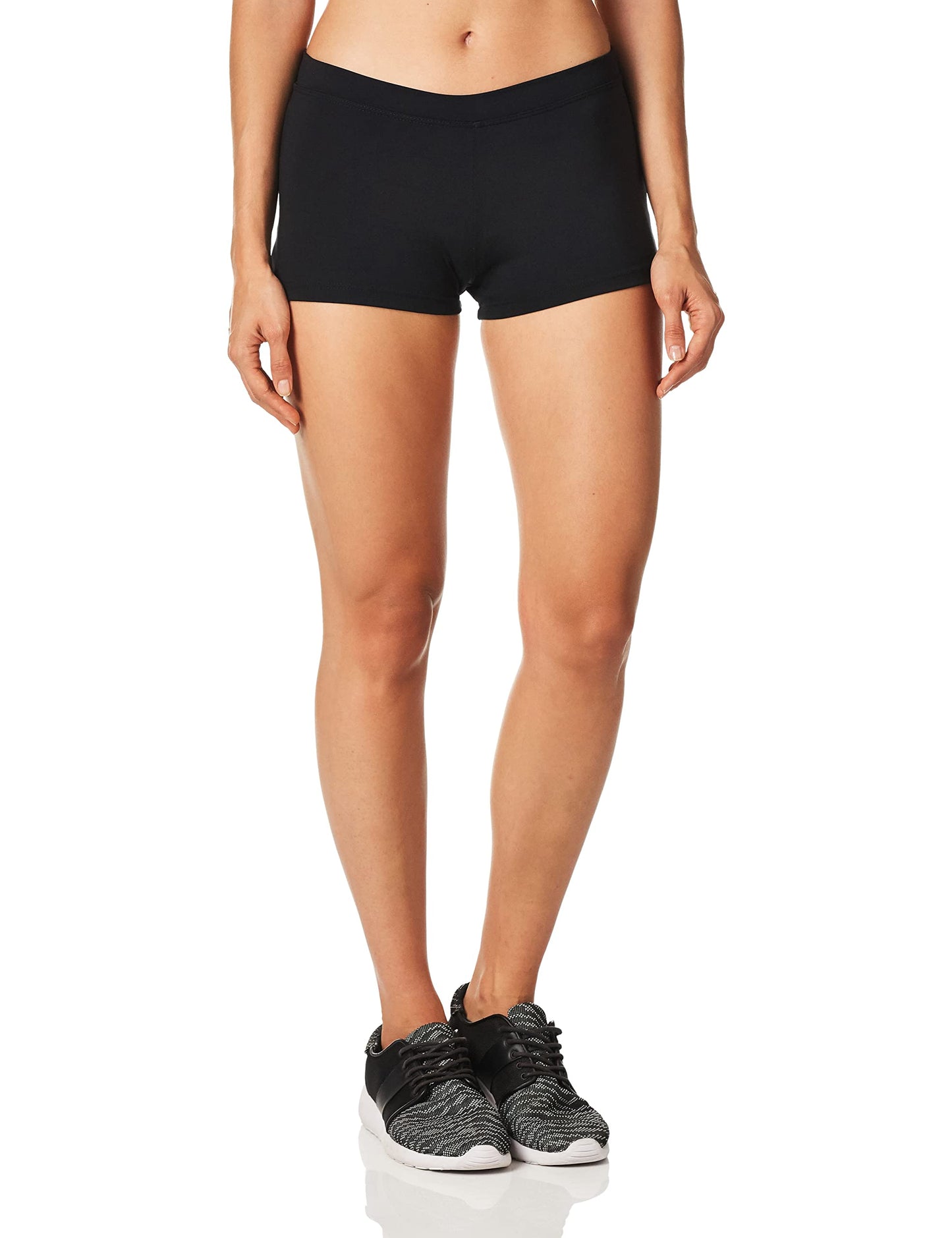 Capezio Women's Low Rise Boy Cut Short,Black,Small