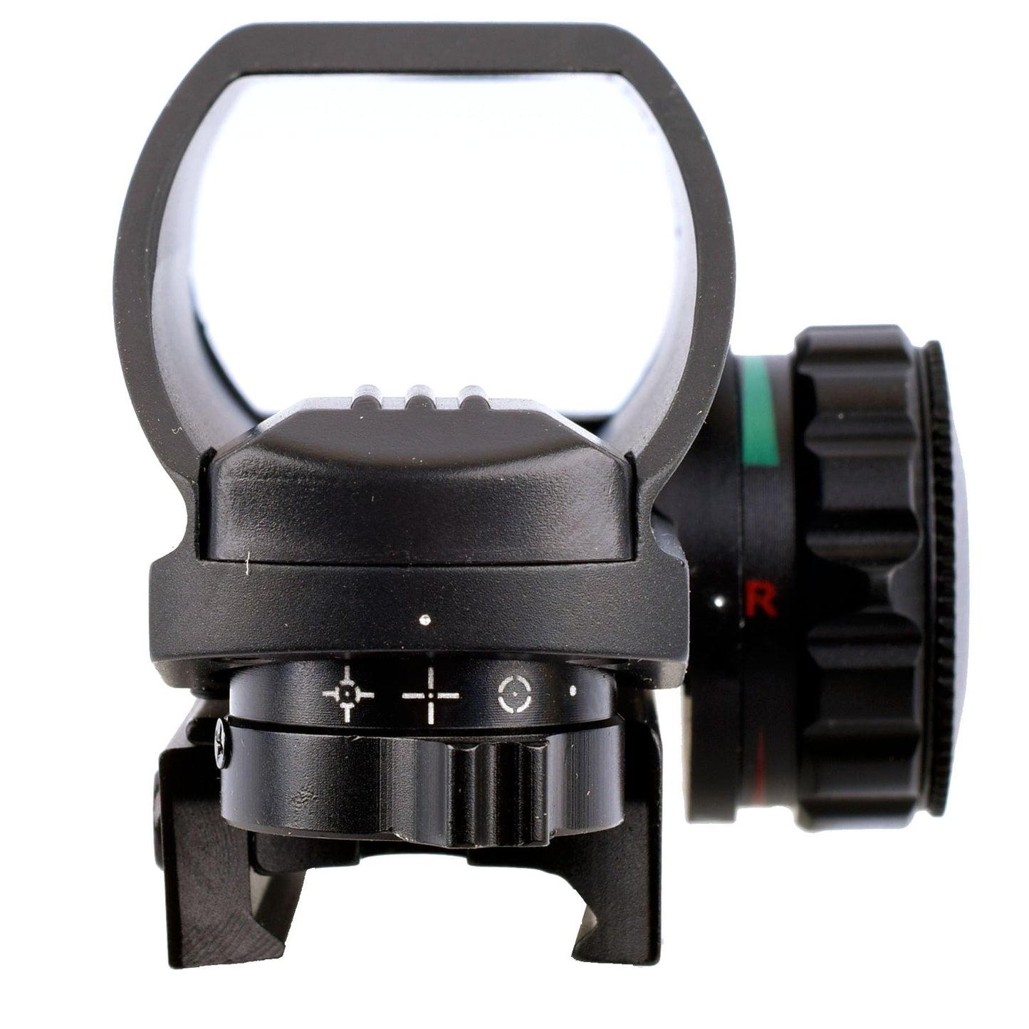 WIPBOTEN Red Green Reflex Rifle Scope Dot Sight with 4 Different Reticle Black