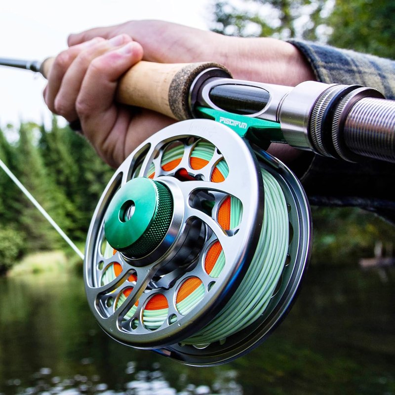 Piscifun Fly Fishing Reel - CNC-Machined Aluminum Alloy Design | Lightweight & Durable