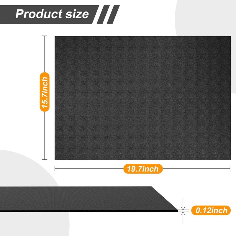 Non-Slip Elliptical Exercise Mat - Ideal for Under Desk Use | Durable & Comfortable Design for Seniors