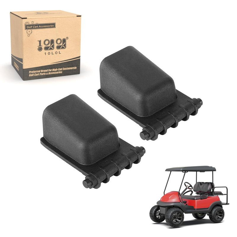 10L0L Golf Cart Rear Seat Bag Attachment Holder Bracket, Universal Bag Rack Strap Buckle Fits for Club Car Precedent 2004-up Gas & Electric, OEM# 102517001