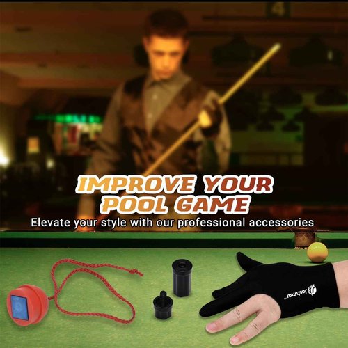 JOSHMAR Professional Pool Stick – Premium Pool Cue Made with Beautiful, Unique, Luxury Design, and the Best Canadian Hardwood Quality. Including 4 Accessories to Keep Your Pool Stick on Top Conditions