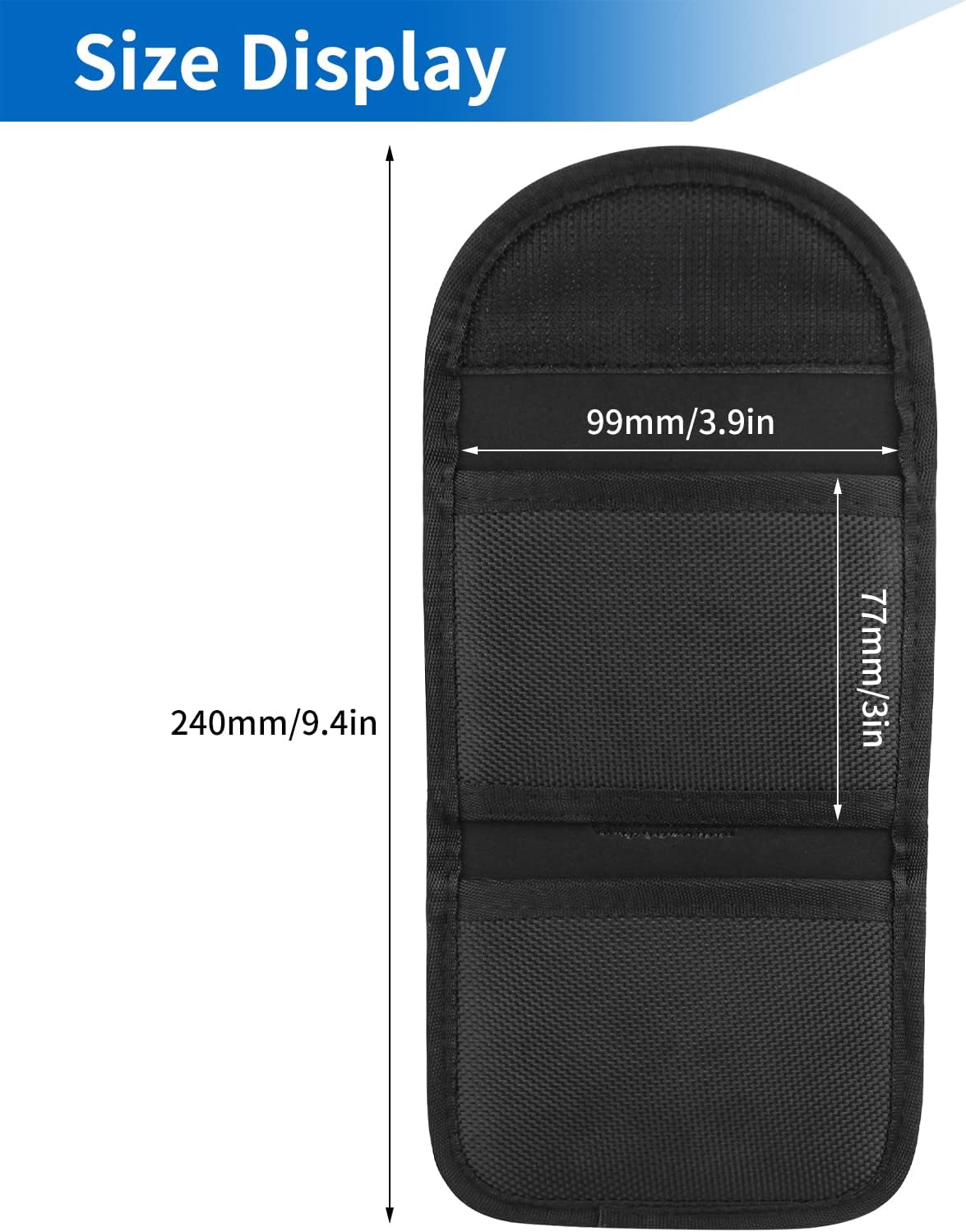 Double Glove Pouch - 1680D Nylon Holder for Duty Belt | Latex Disposable Pouch for Police & Firefighters