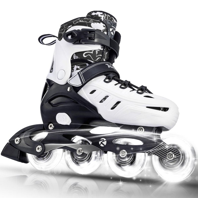 Inline Skates for Women Men Fun Illuminating Skates Adult Female Male Kids Girls Boys Patines para Mujer Size 7 8