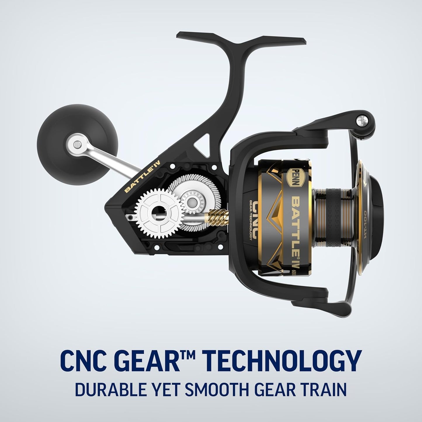 Penn Battle IV Spinning Fishing Reel - Durable Lightweight Design for Smooth Casting