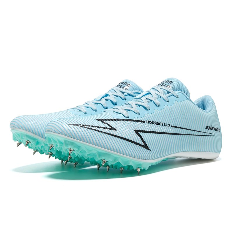 HORRSEYLLO Men's Track and Field Shoes Women's Lightweight Metal Spikes for Athletics Sprint and Jump