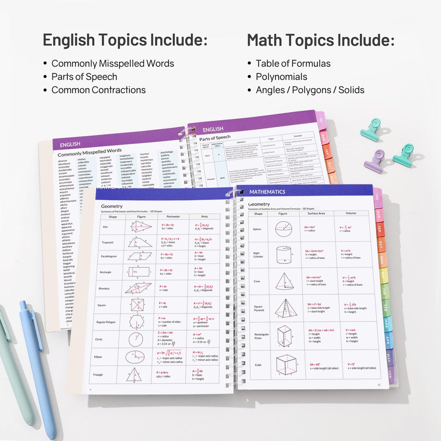Student Planner 2026-2027, SUNEE Academic Weekly & Monthly Plan Book, Jul. 2026 - Jun. 2027, 6.5"×8.3" Middle & High School Planner, Lesson Plan Book with Week's Goals, Bookmark, Monthly Tabs, Black