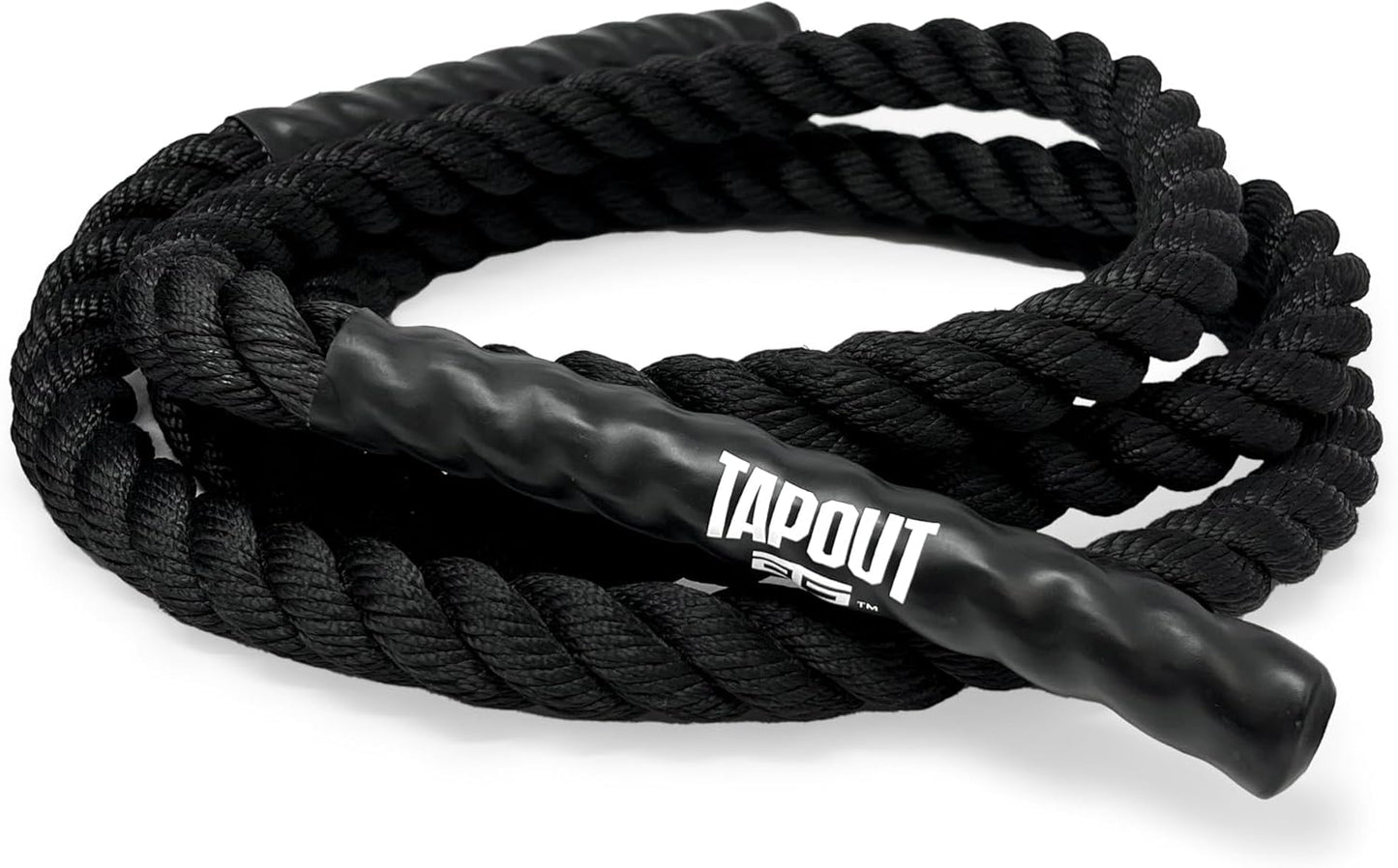 Tapout Battle Rope - 9.5-Foot Durable Workout Rope for Full-Body Home Gym Training | 1 Inch Diameter