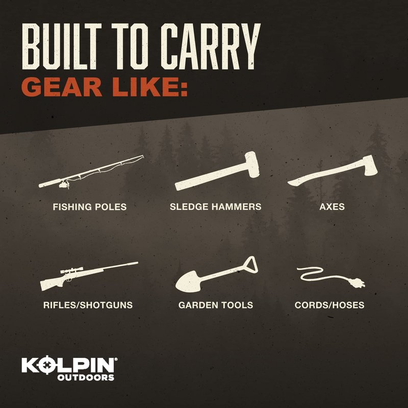 Rhino Grip® Pro - Polaris UTV, Pair - Heavy Duty Carriers for Shovels, Guns, Bows, Augers, etc. - Use on Polaris Ranger, General, Xpedition, Pro XD