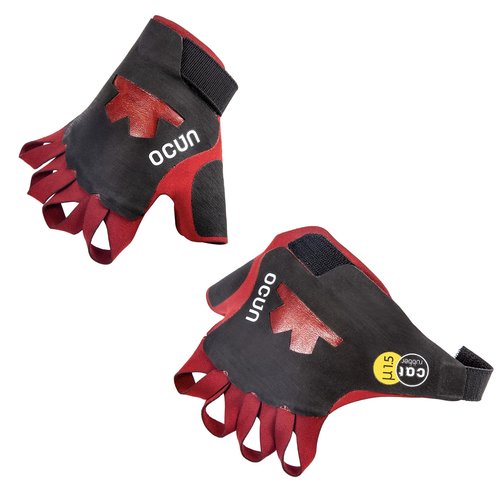 Ocun Crack Gloves Pro for Advanced Rock & Crack Climbing, Lightweight Protective Outdoor Recreation Gloves, Small