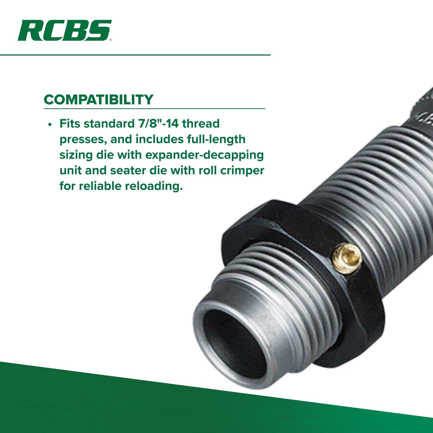 RCBS .280 Ackley Improved F L Die Set